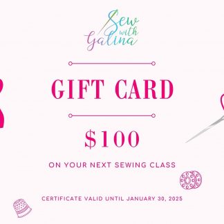 Gift card valued at $100